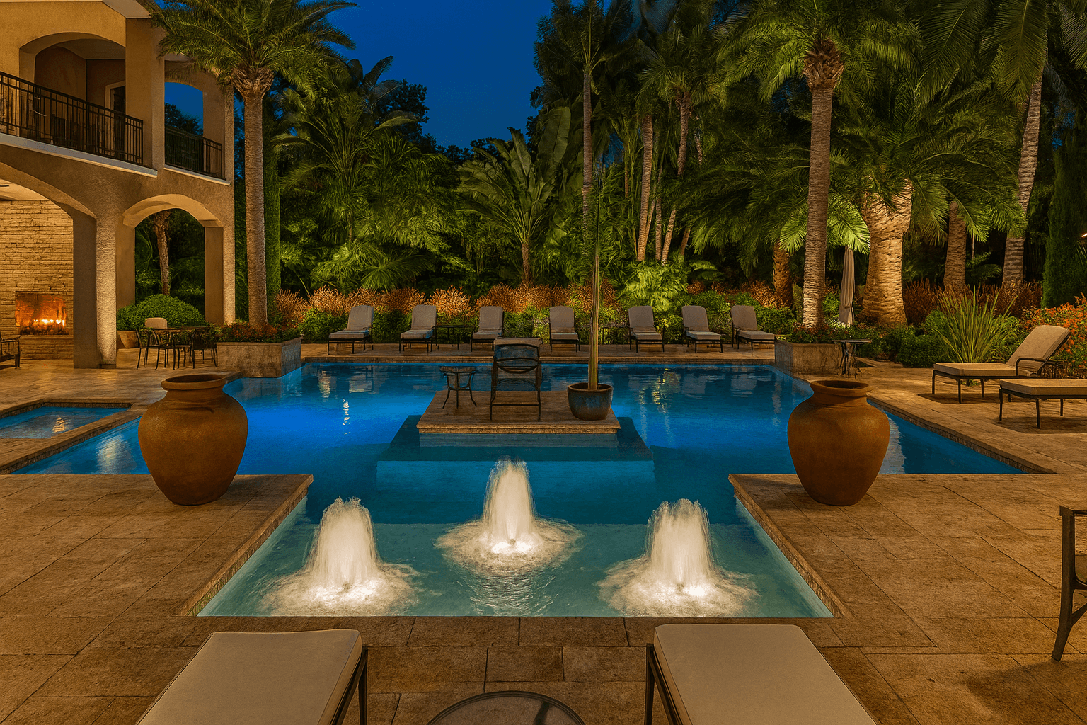 Modern Water Wall Feature