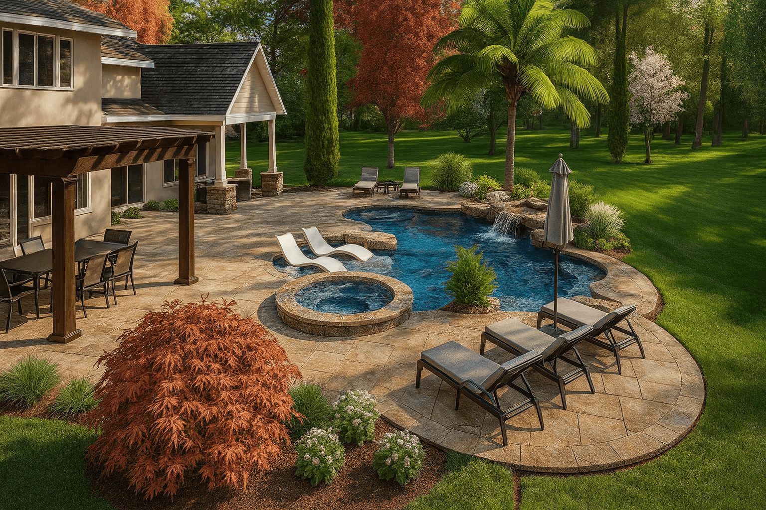 Resort-Style Tropical Oasis