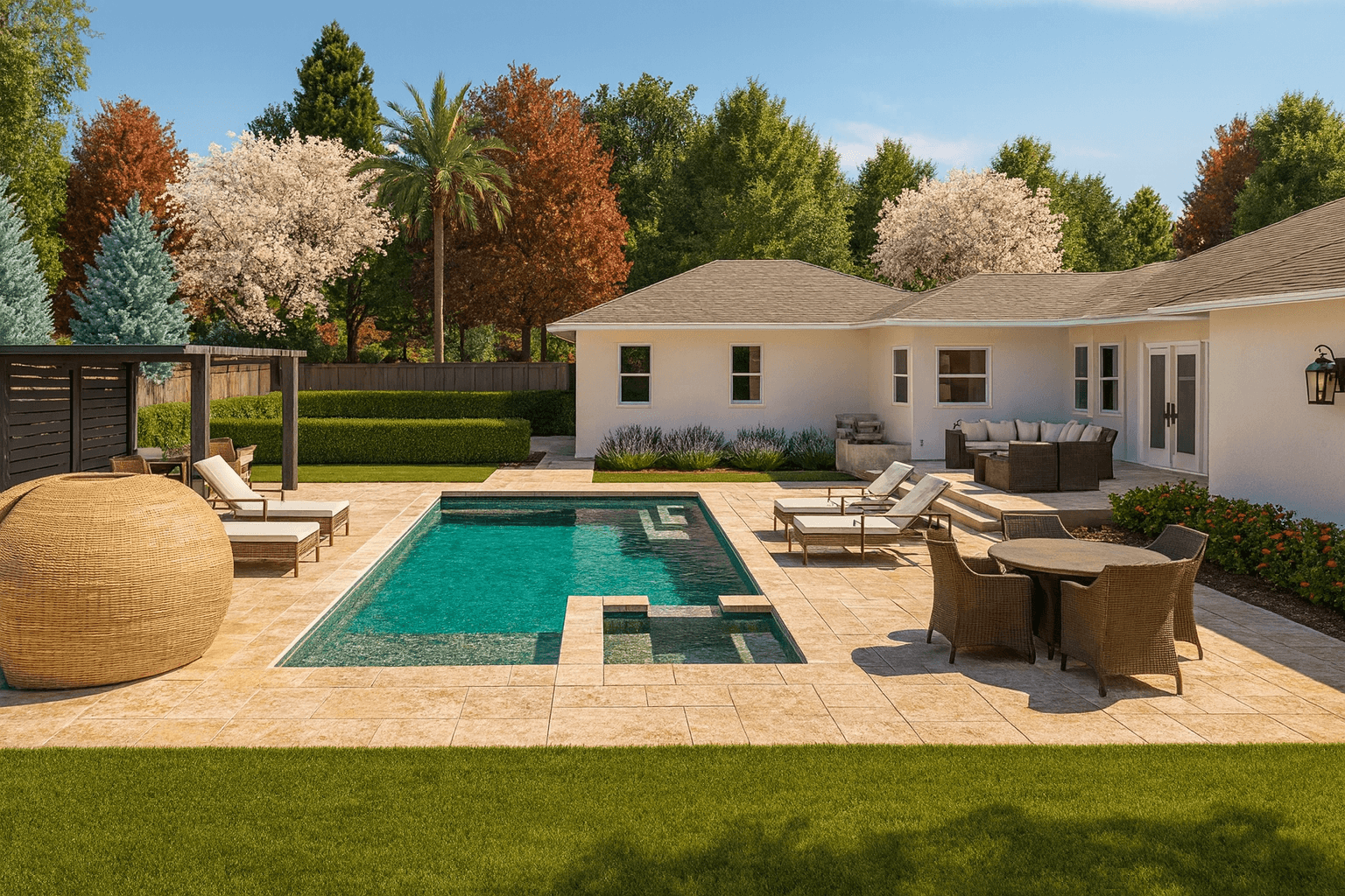 Natural Stone Spa Oasis