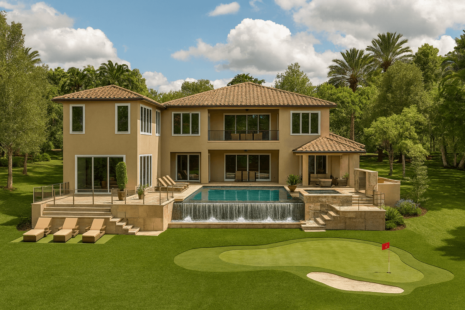Covered Water Wall Sanctuary
